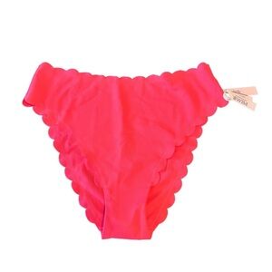 NWT Victoria's Secret Coral Scalloped Bikini Bottom XXL